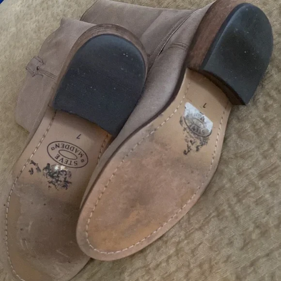 Suede brown boots - Picture 3 of 4